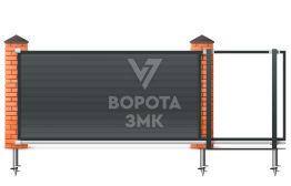 Ворота откатные 6 м 6000×1800 ЗМК-8032