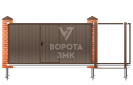 Ворота откатные 2250×2550 ЗМК-7819